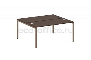 Рабочая станция METAL SYSTEM QUATTRO 4x4 40БП.РАС-СП-2.4 Венге Цаво / Мокко металл фото