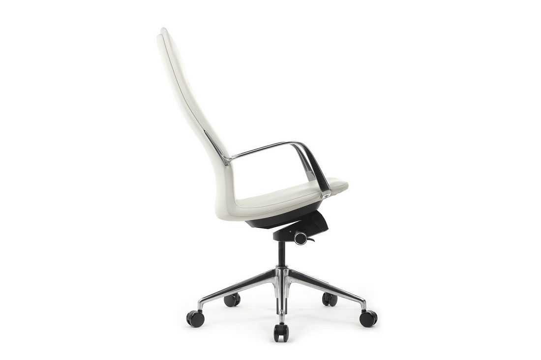 Кресло руководителя RV Design PLAZA FK004-A13 Белая кожа  стоимость