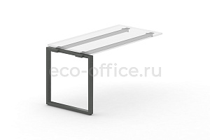 Металлокаркас на O-образной опоре 60x30 для наборного элемента 1000*720 Антрацит металл фото