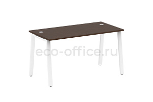 Стол письменный METAL SYSTEM STYLE БА.СП-3 Венге Цаво / Белый металл фото