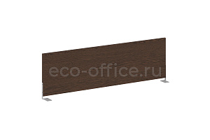 Экран для стола боковой L1200 METAL SYSTEM STYLE Б.ЭКР-120 Венге Цаво / Серый металл фото