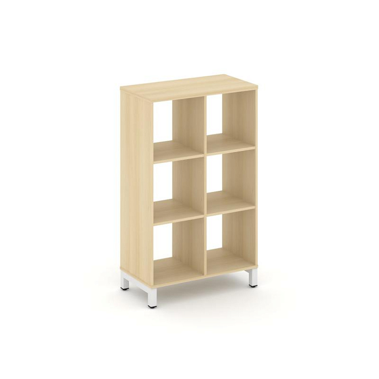 каркас стеллажа 3 яр. style project sn.ks-320 акация лорка/металл белый фото