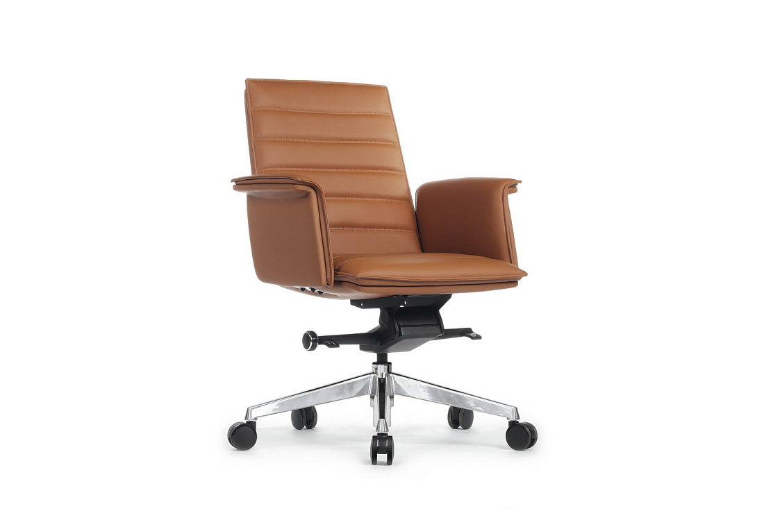 Кресло руководителя RV Design RUBENS-M B1819-2 Светло-коричневая кожа купить в Москве