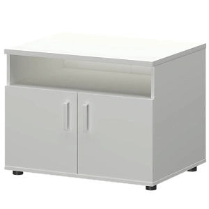 Тумба для оргтехники Protech СМТ-2ДН Белый фото