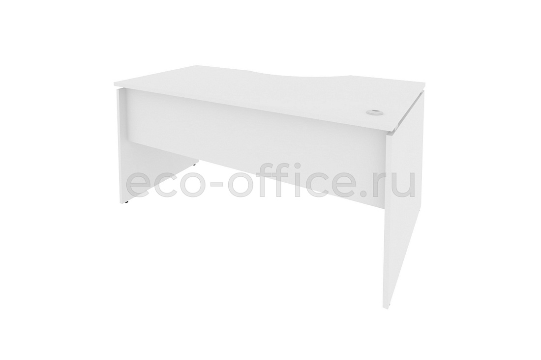 Стол криволинейный левый STYLE Л.СА-1 (L) Белый купить в Москве