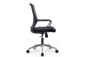 Кресло RV Chair MINT M1029MBE Чёрная сетка / Чёрная ткань фото