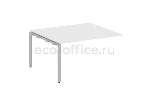 Проходной наборный элемент переговорного стола METAL SYSTEM STYLE БП.ППРГ-3 Белый / Серый металл фото