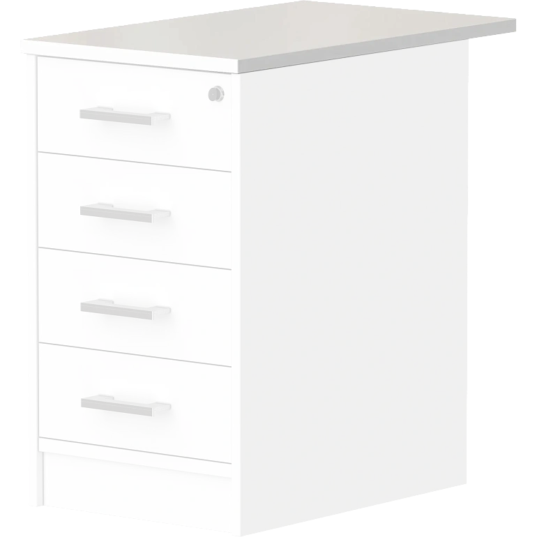 крышка к приставным тумбам protech а-707 белый фото