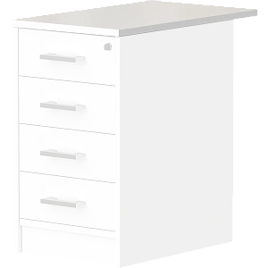 Крышка к приставным тумбам Protech А-707 Белый фото