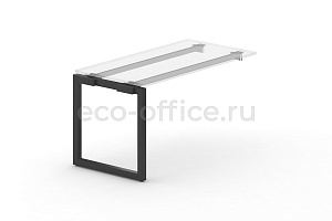 Металлокаркас на O-образной опоре 50x50 для наборного элемента 1000*720 Черный металл фото