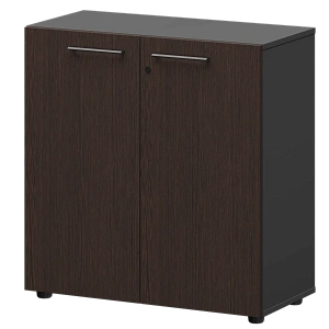 Шкаф низкий закрытый Protech СМШ28F Дуб венге/Графит фото