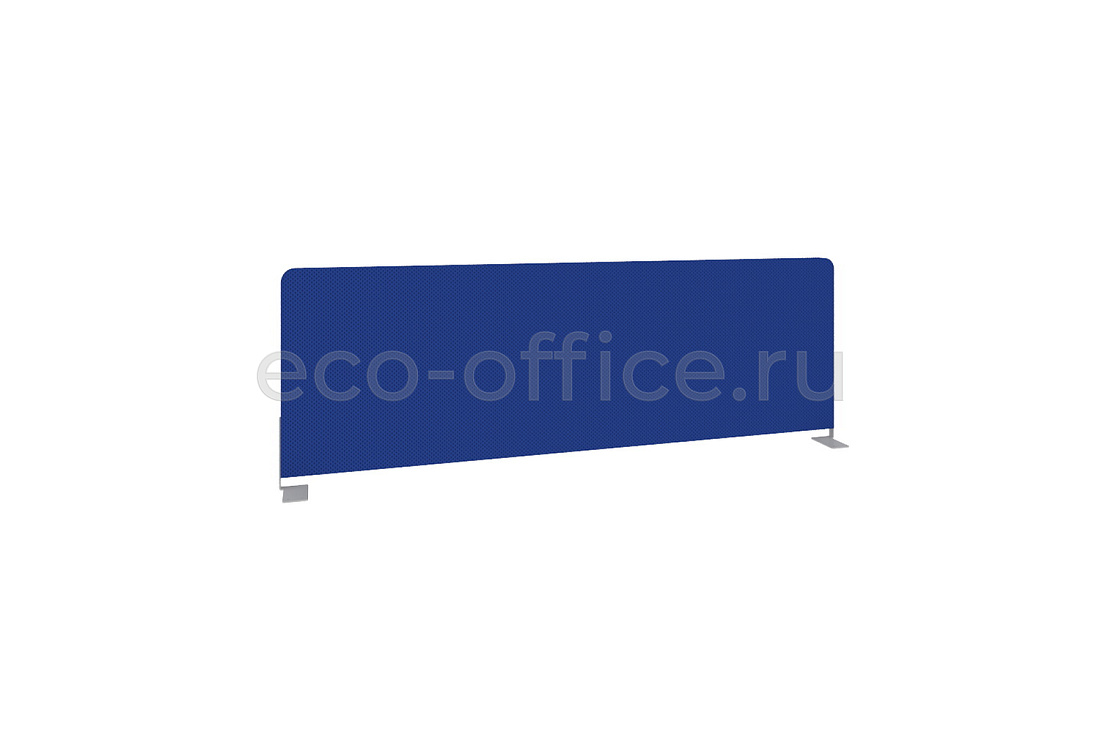 Экран тканевый для стола боковой L1200 METAL SYSTEM STYLE Б.ТЭКР-120 Синяя сетчатая ткань TW13 купить в Москве