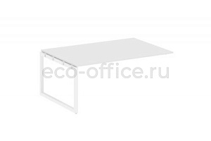 Проходной наборный элемент переговорного стола METAL SYSTEM QUATTRO 5x5 50БО.ППРГ-5 Белый / Белый металл фото