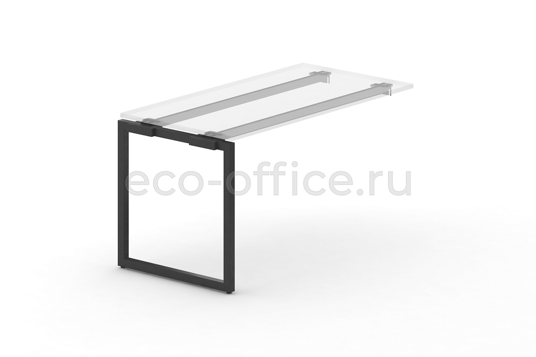 Металлокаркас на O-образной опоре 40x40 для наборного элемента 1800*720 Черный металл  стоимость
