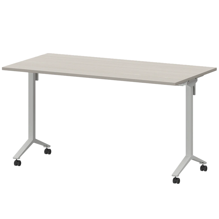 стол мобильный складной protech мб22-140.70 ясень шимо/белый фото