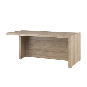 Стол письменный с асимметричными опорами, левый Solid SOL29710605 фото