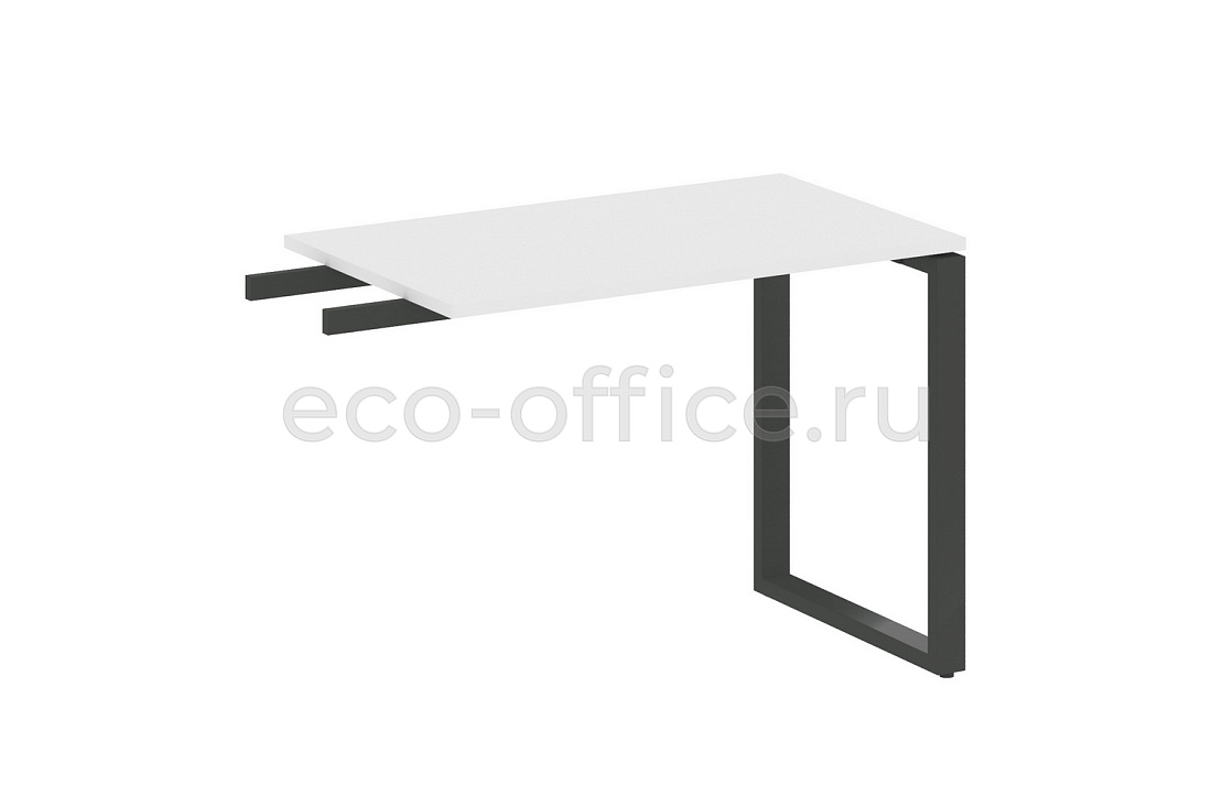 Приставной элемент на О-образном м/к METAL SYSTEM STYLE БО.ПР-3 Белый / Антрацит металл  стоимость