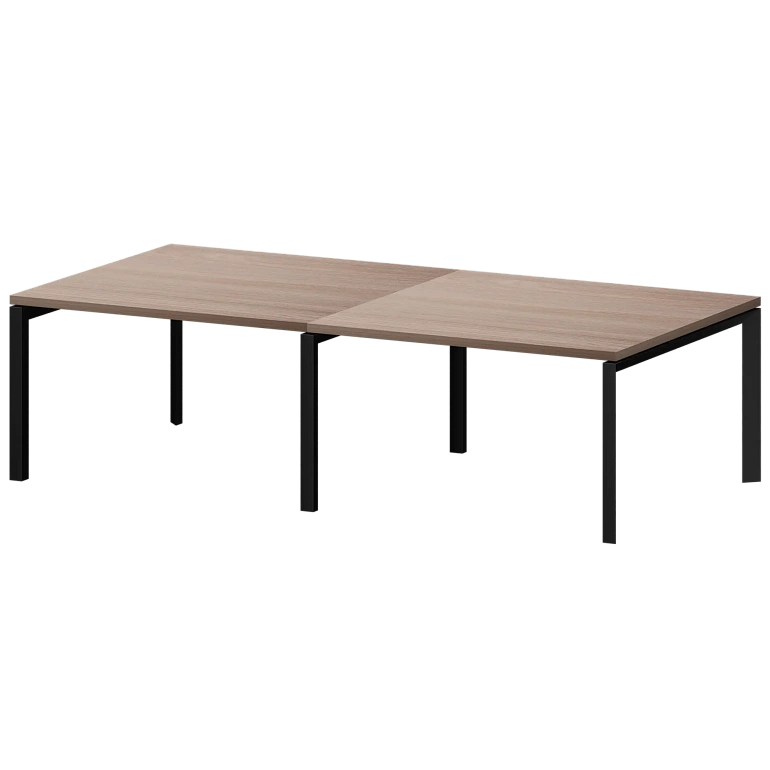 стол переговорный на металлокаркасе protech ктм-28.14.38 темный шимо фото