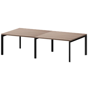 Стол переговорный на металлокаркасе Protech КТМ-28.14.38 Темный шимо фото