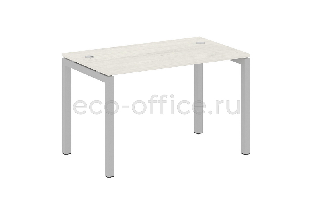 Стол письменный METAL SYSTEM QUATTRO 5x5 50БП.СП-2 Дуб Наварра / Серый металл купить в Москве