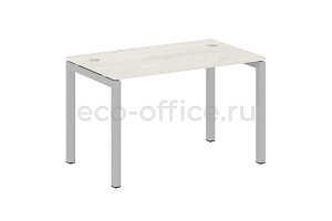 Стол письменный METAL SYSTEM QUATTRO 5x5 50БП.СП-2 Дуб Наварра / Серый металл фото