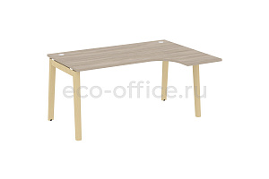 Стол эргономичный правый ONIX WOOD OW.SA-4 (R) Дуб Аттик / Дуб Светлый фото