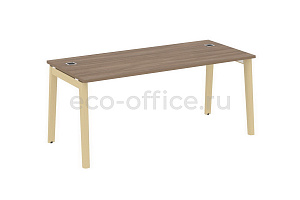 Стол рабочий руководителя ONIX WOOD DIRECT OW.SRR-5.8 Дуб Аризона / Дуб Светлый фото