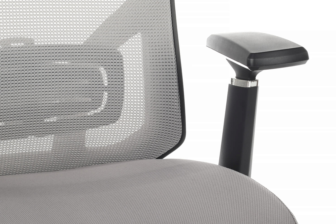 кресло rv chair step a2320 серая сетка / серая ткань фото