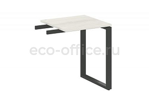 Приставной элемент на О-образном м/к METAL SYSTEM STYLE БО.ПР-1 Дуб Наварра / Антрацит металл фото