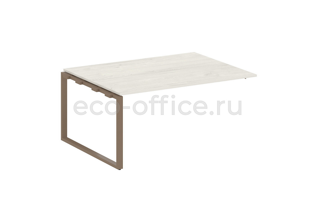 Проходной наборный элемент переговорного стола METAL SYSTEM STYLE БО.ППРГ-4 Дуб Наварра / Мокко металл  стоимость