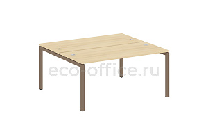 Рабочая станция METAL SYSTEM QUATTRO 5x5 50БП.РАС-СП-2.4 Акация Лорка / Мокко металл фото