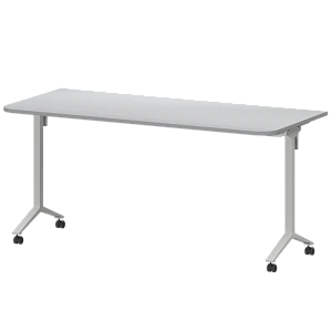 Стол мобильный складной радиусный Protech МБ22-160.70Р Серый/Белый фото
