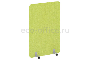 Перегородка на металлических опорах, на роликах R-LINE SOFT AP.R-120-180 Рогожка Romeo 01 / Серый металл фото