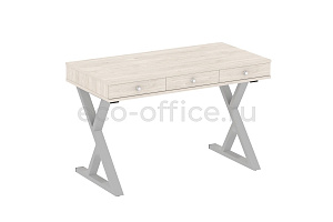 Стол на металлокаркасе HomeOffice VR.SP-1-118.M Денвер Светлый / Серый металл фото