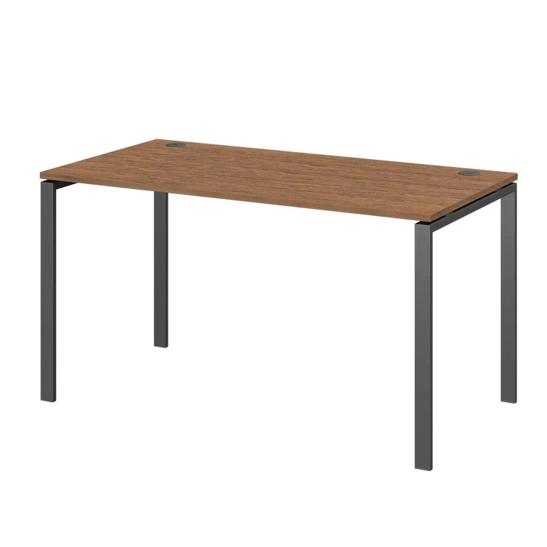 стол на металлокаркасе protech ам-003 орех/антрацит фото