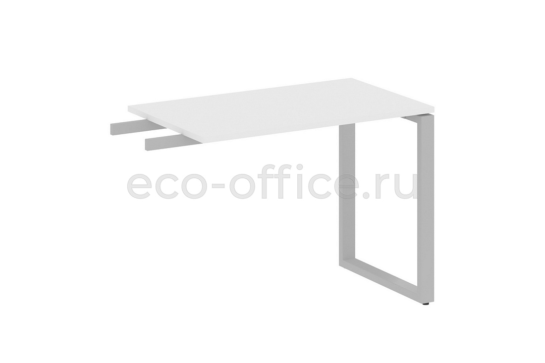 Приставной элемент на О-образном м/к METAL SYSTEM STYLE БО.ПР-3 Белый / Серый металл  стоимость