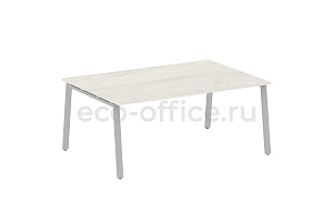 Стол переговорный (1 столешница) METAL SYSTEM STYLE БА.ПРГ-1.5 Дуб Наварра / Серый металл фото