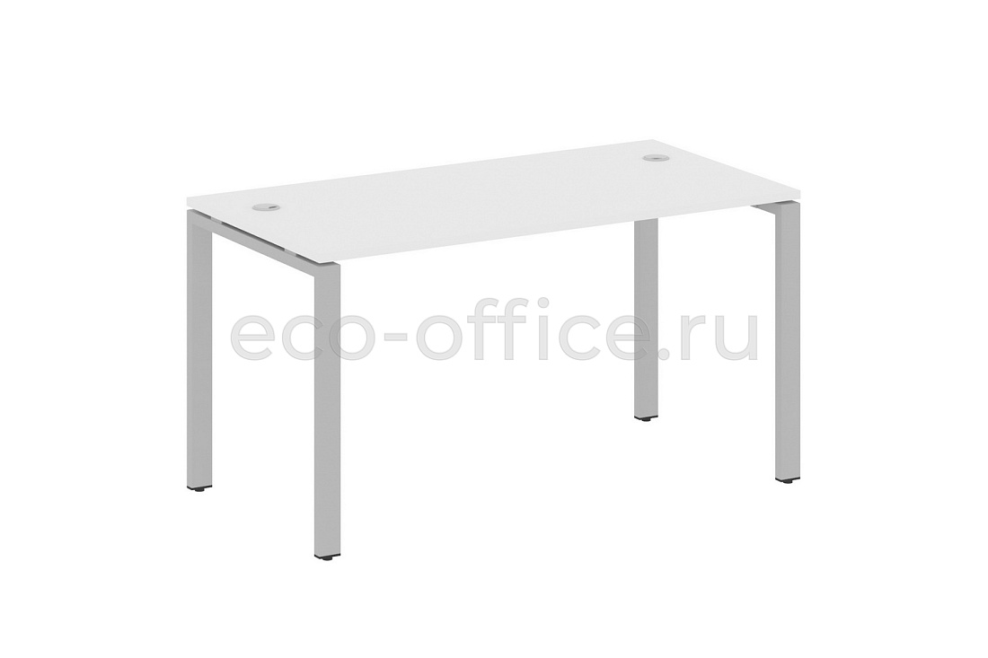 Стол письменный METAL SYSTEM STYLE БП.СП-3 Белый / Серый металл  стоимость