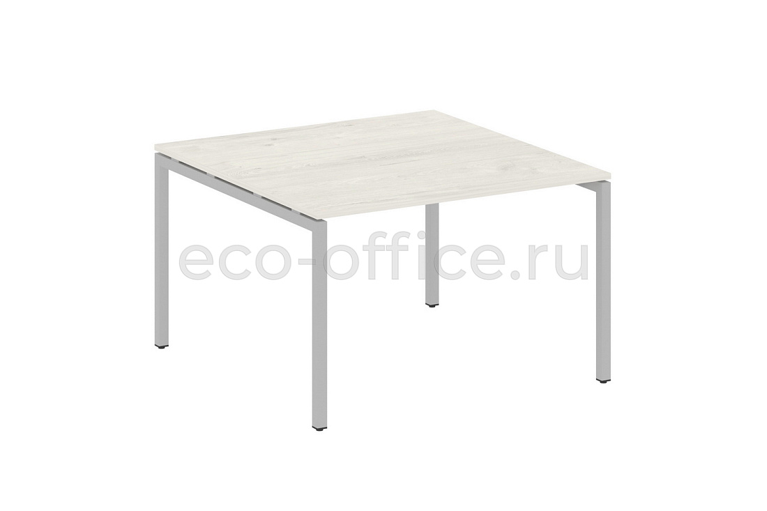 Стол переговорный (1 столешница) METAL SYSTEM QUATTRO 4x4 40БП.ПРГ-1.2 Дуб Наварра / Серый металл  стоимость
