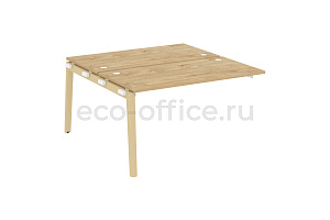 Наборный элемент рабочей станции на 2 рабочих места ONIX WOOD OW.2.NRS-3.7 Тиквуд Светлый / Дуб Светлый фото