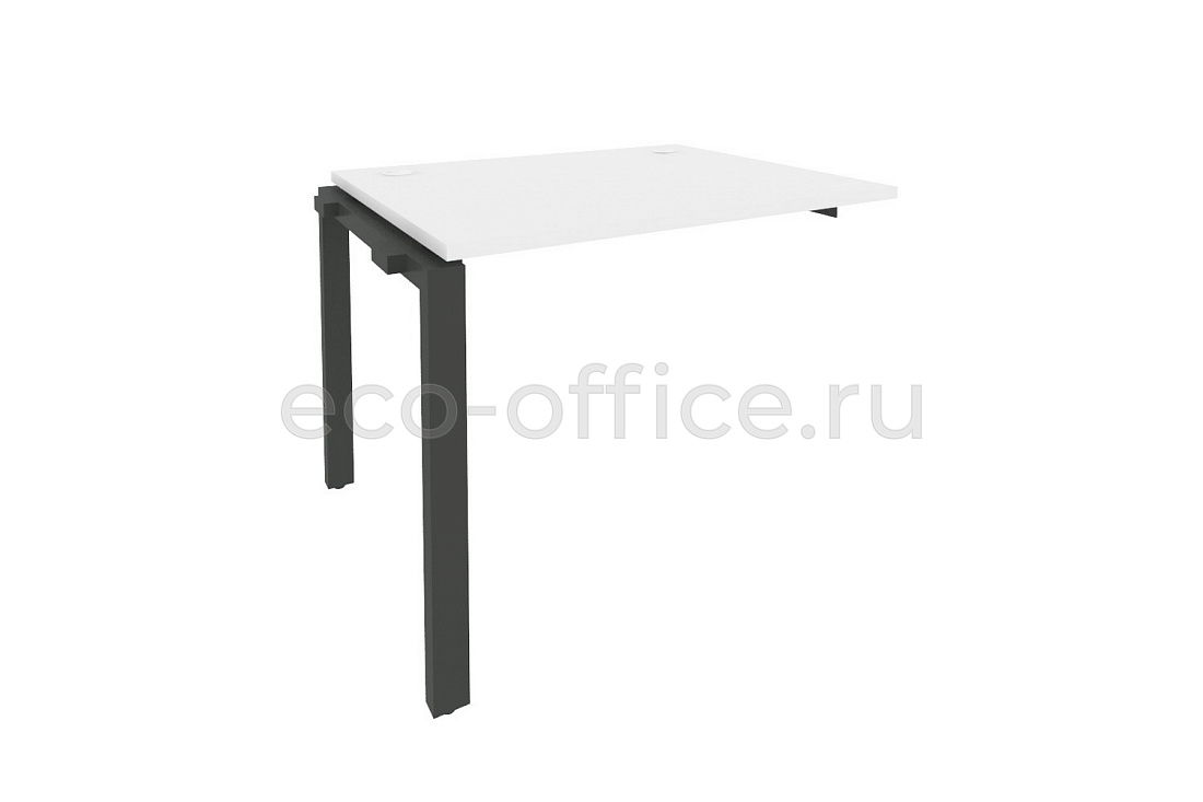 Наборный элемент рабочей станции на П-образном м/к ONIX O.MP-1.NRS-1.8 Белый Бриллиант / Антрацит металл   стоимость