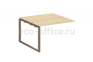 Проходной наборный элемент переговорного стола METAL SYSTEM STYLE БО.ППРГ-2 Акация Лорка / Мокко металл фото