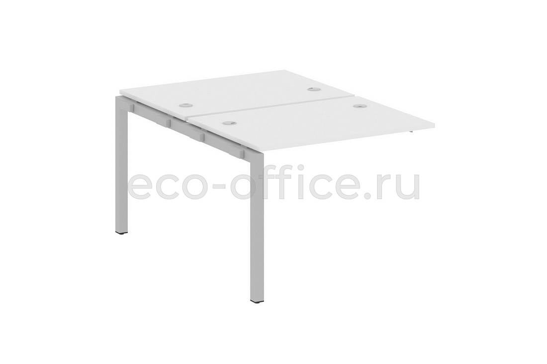 Проходной наборный элемент METAL SYSTEM QUATTRO 5x5 50БП.ПРС-СП-2.1 Белый / Серый металл купить в Москве