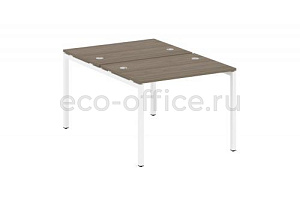 Рабочая станция METAL SYSTEM QUATTRO 4x4 40БП.РАС-СП-2.1 Вяз Благородный / Белый металл фото