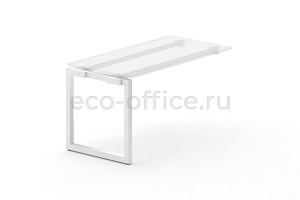 Металлокаркас на O-образной опоре 50x50 для наборного элемента 1000*720 Белый металл фото
