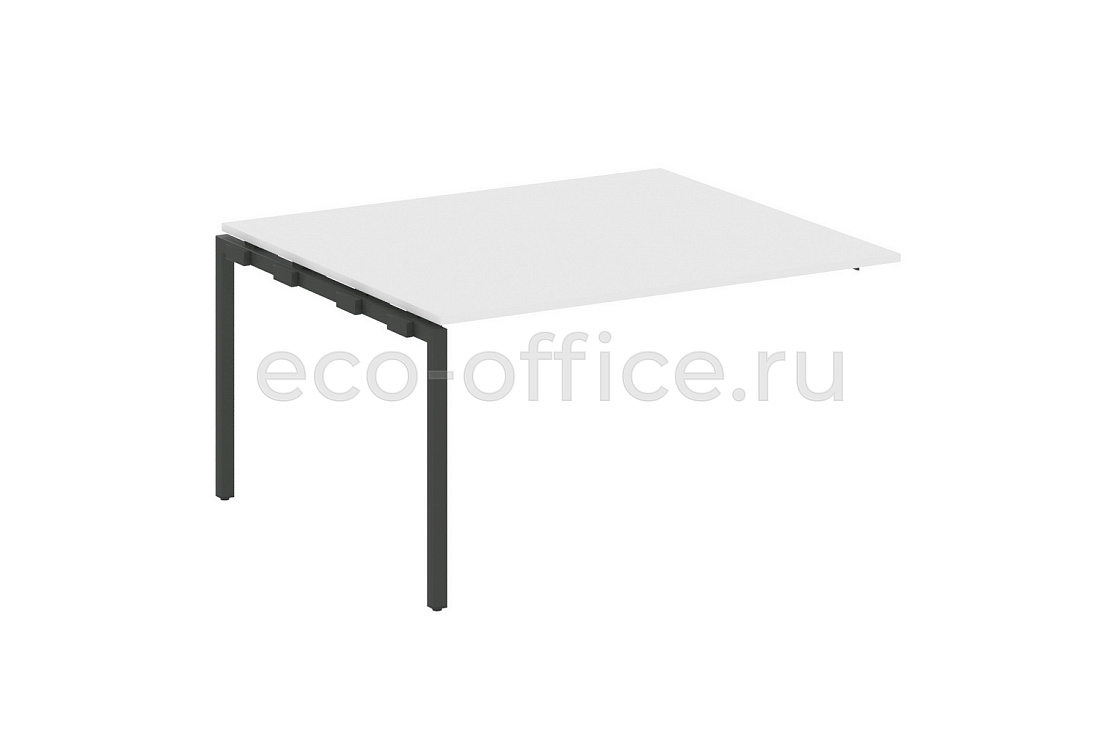 Проходной наборный элемент переговорного стола METAL SYSTEM QUATTRO 4x4 40БП.ППРГ-3 Белый / Антрацит металл  стоимость