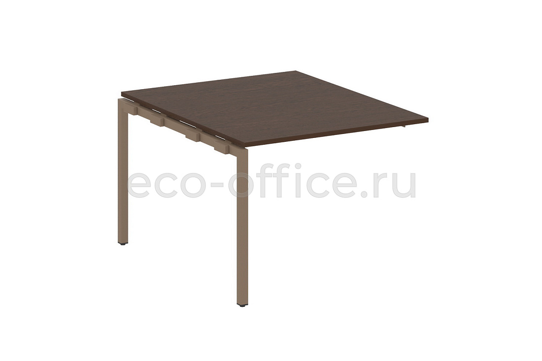 Проходной наборный элемент переговорного стола METAL SYSTEM QUATTRO 4x4 40БП.ППРГ-1 Венге Цаво / Мокко металл  стоимость
