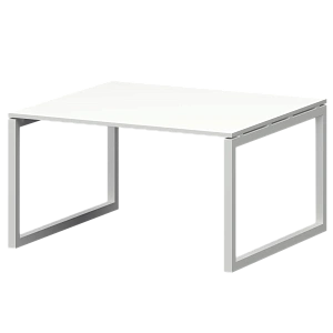 Стол переговорный на металлокаркасе Protech СМСП-О-12.123.Пр50 Белый/Белый фото