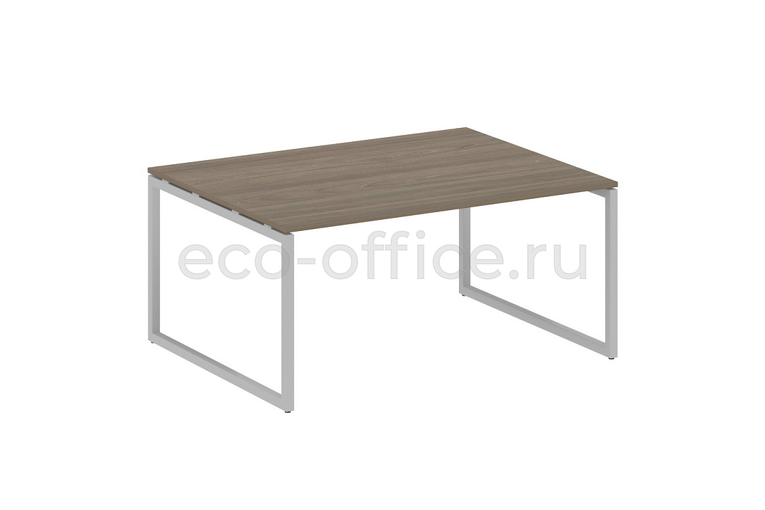 Стол переговорный (1 столешница) METAL SYSTEM QUATTRO 4x4 40БО.ПРГ-1.4 Вяз Благородный / Серый металл  стоимость