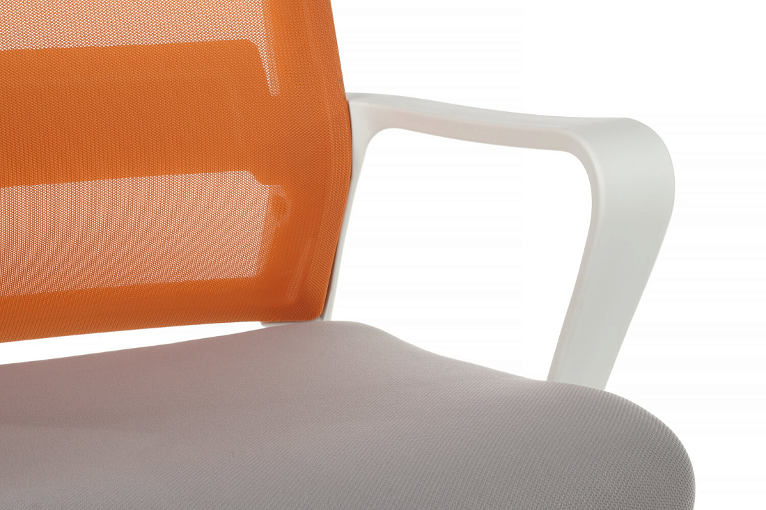 кресло rv chair mint 1029hw оранжевая сетка / серая ткань фото
